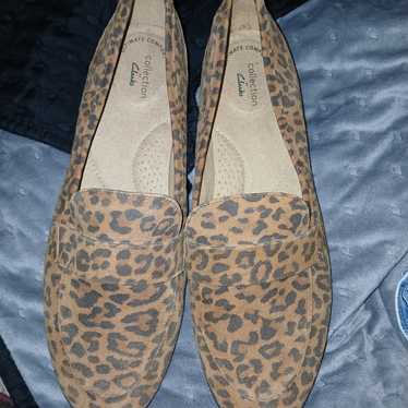 Clarks Trish Willow Leopard Womens Loafer Leopard 