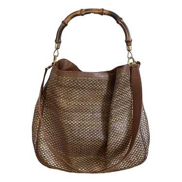 Gucci Bamboo Top Handle leather handbag