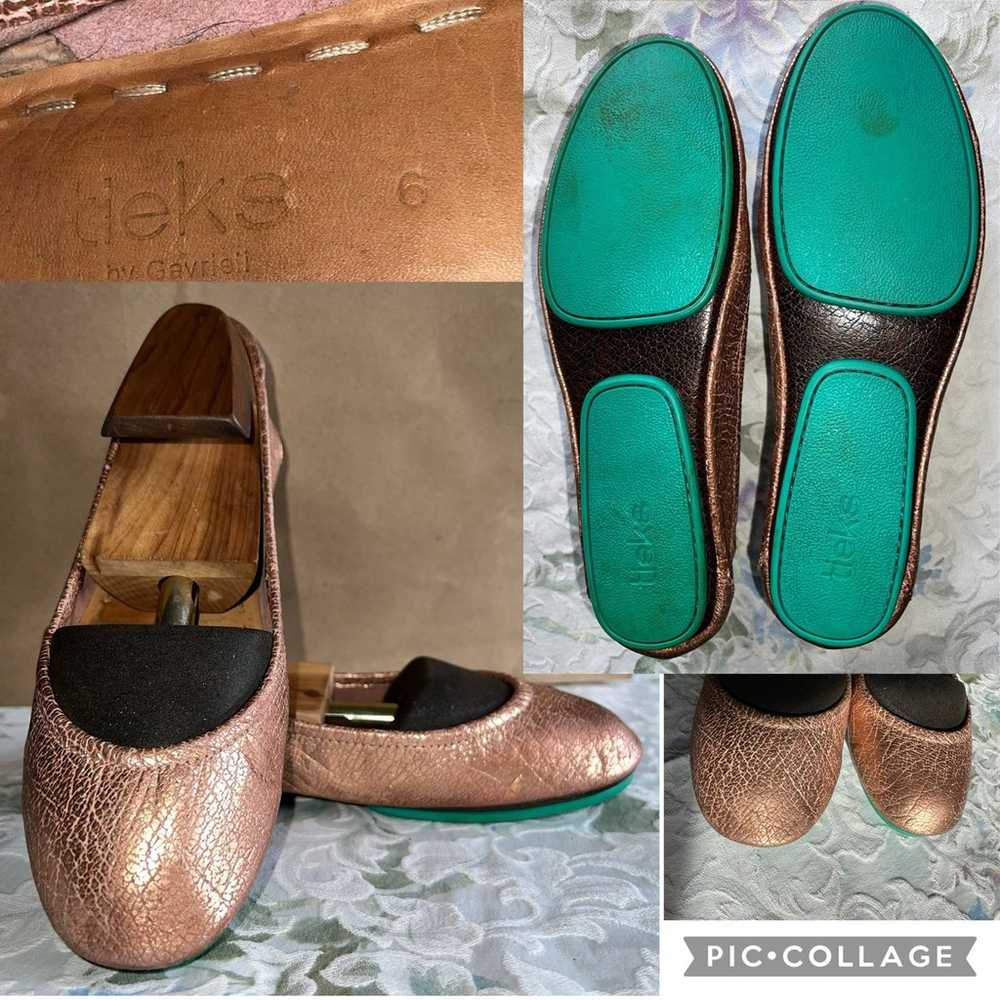 Rose Gold Glam Tieks size 6 - image 1