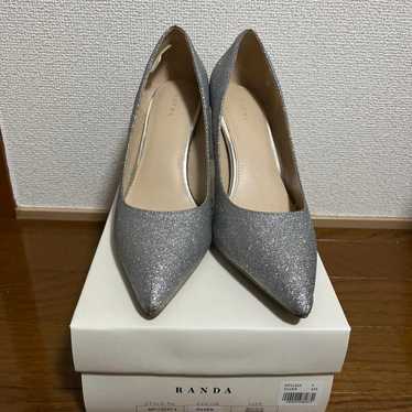 RANDA Silver Glitter High Heels RANDA