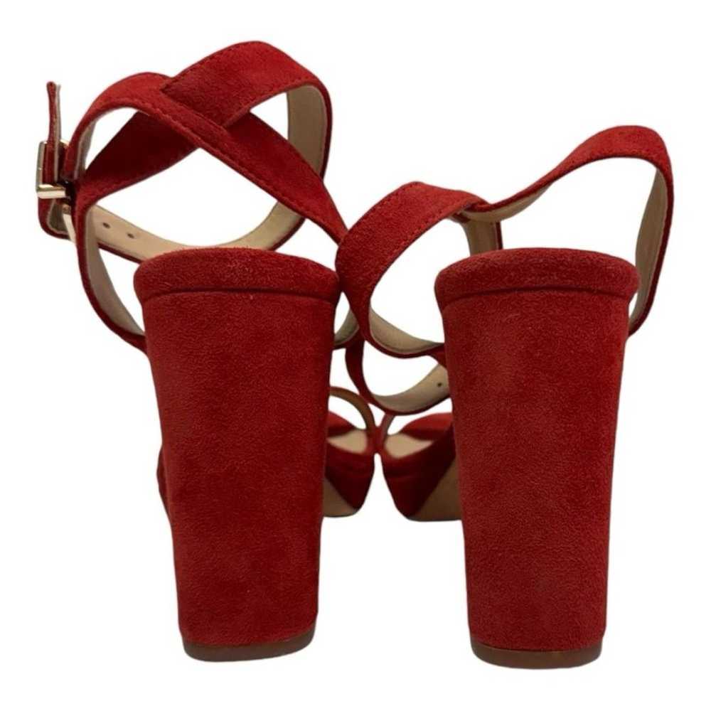 Antonio Melani  Sarita Red Suede  Chunky Heel Str… - image 3