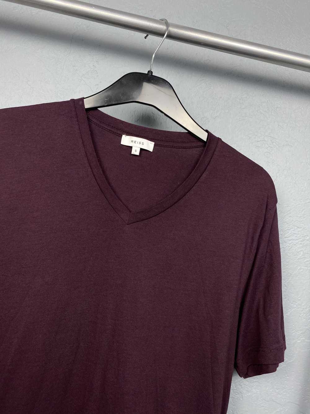 Reiss × Streetwear Reiss Mens V-Neck T-Shirt - image 2