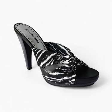 Gianni Bini ✦ B&W Zebra Print Heels