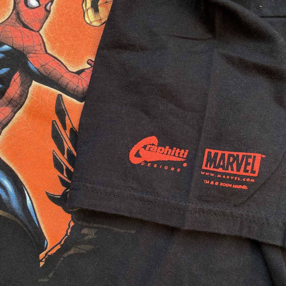 Hanes × Vintage Vintage Spider man Graphitti Marv… - image 2