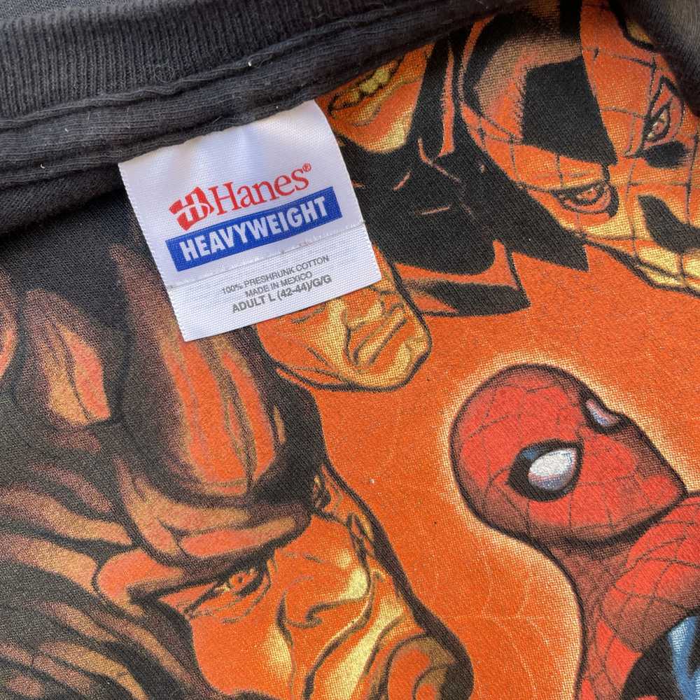 Hanes × Vintage Vintage Spider man Graphitti Marv… - image 3