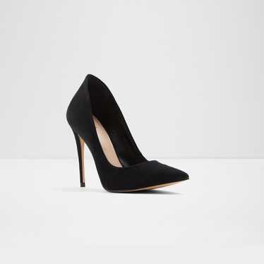 Aldo Black Suede Heels