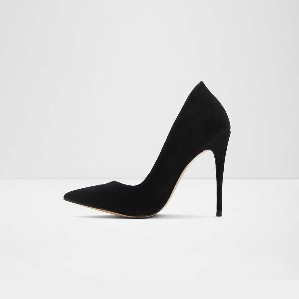 Aldo Black Suede Heels - image 2