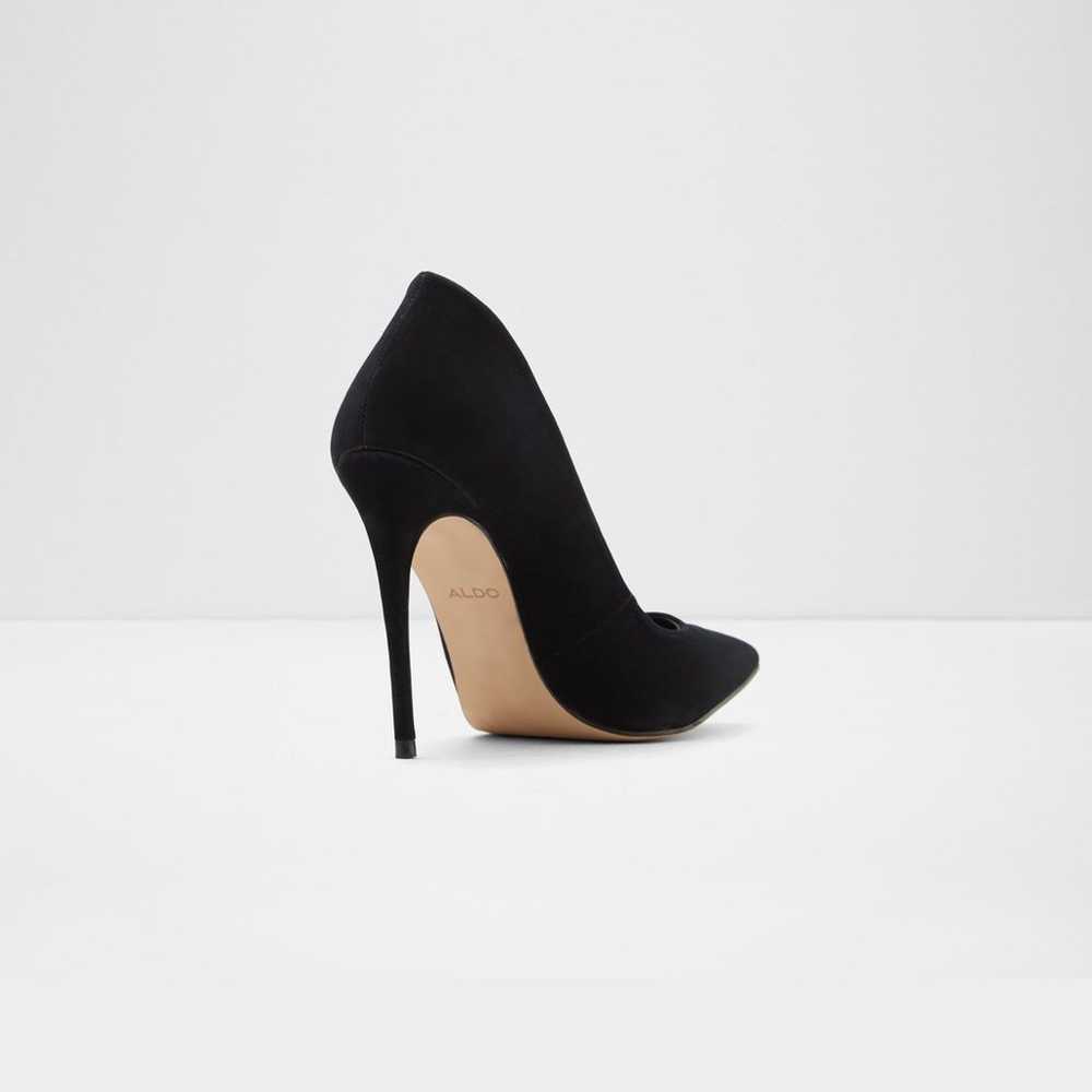 Aldo Black Suede Heels - image 3