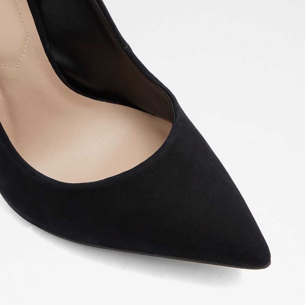 Aldo Black Suede Heels - image 4