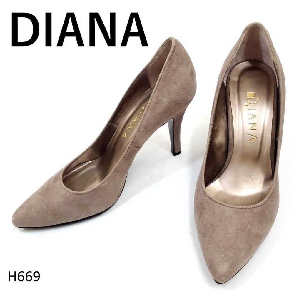 Simple Beige ✨ Diana Suede Pointed Toe Pumps with… - image 1