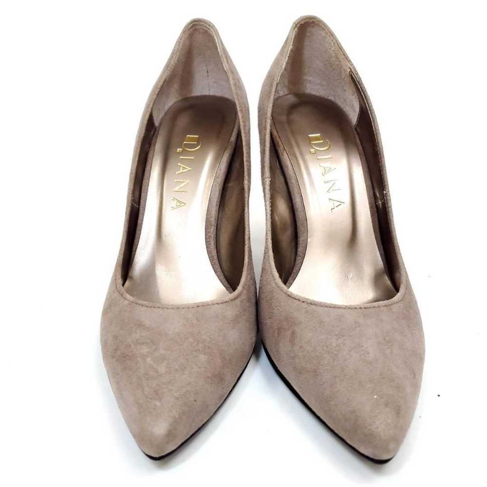 Simple Beige ✨ Diana Suede Pointed Toe Pumps with… - image 6