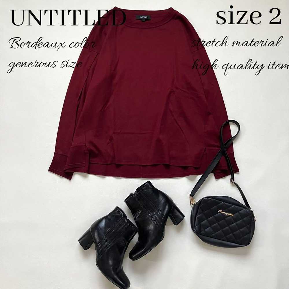 ◆Excellent Condition◆ Untitled ◆ Loose Fit◆ Borde… - image 1