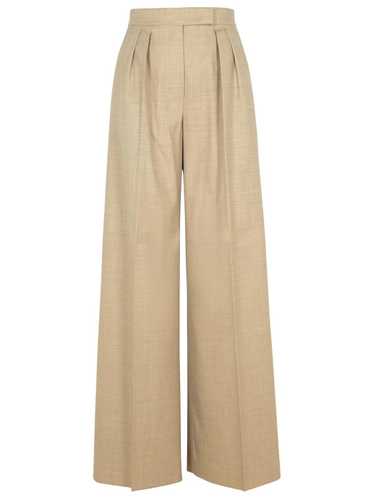 Max Mara MAX MARA 'Entrata' Beige Virgin Wool Pant