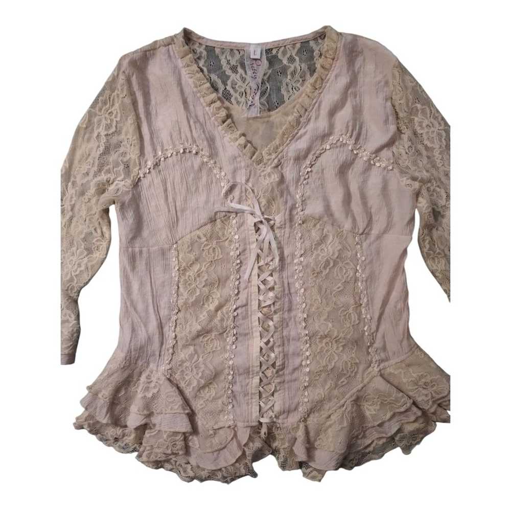 Pretty Angel Women's Fairy Core Silk Blend Lace C… - image 5