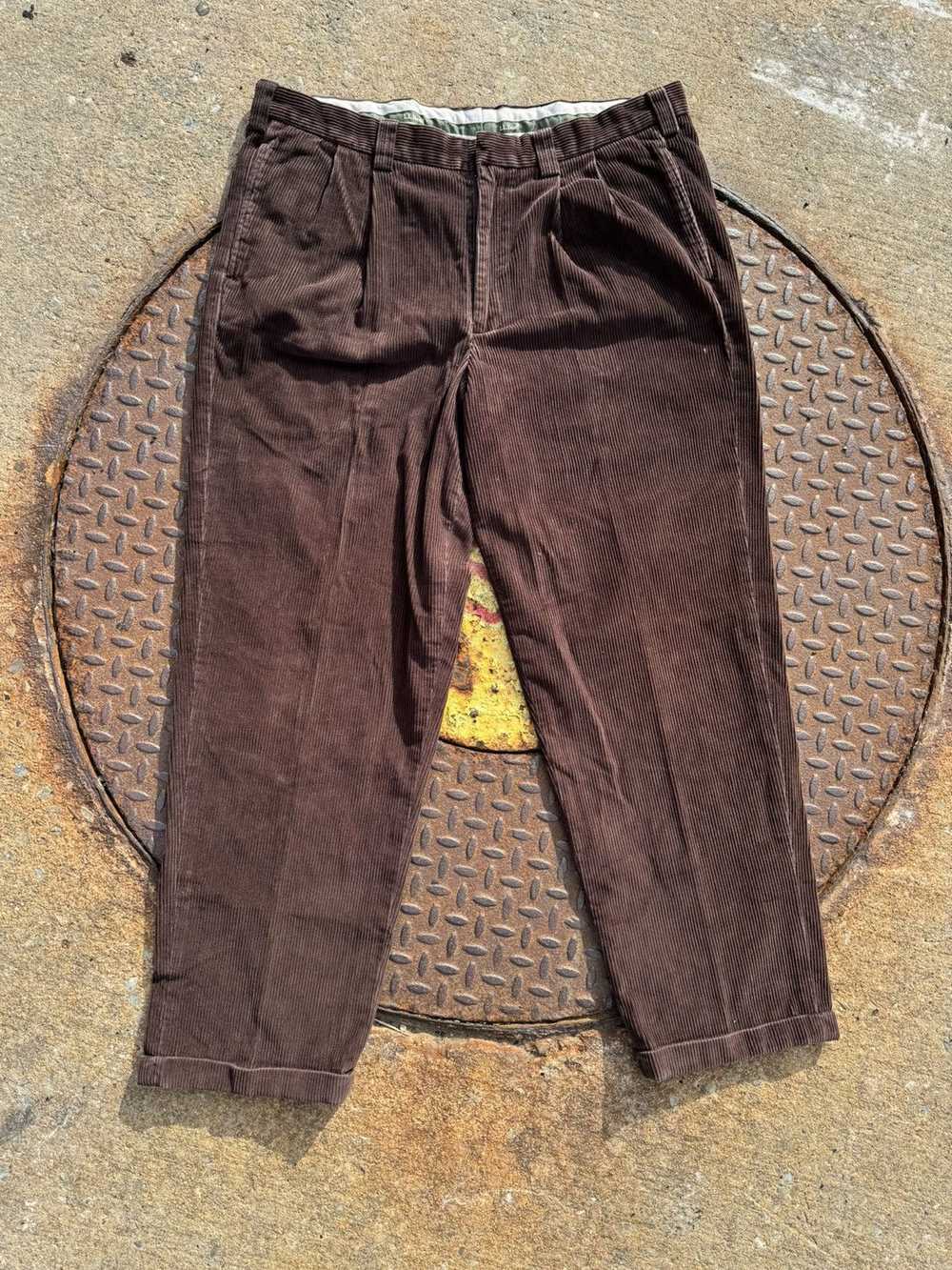 L.L. Bean L.L. Bean Vintage Brown Corduroy Pants - image 3