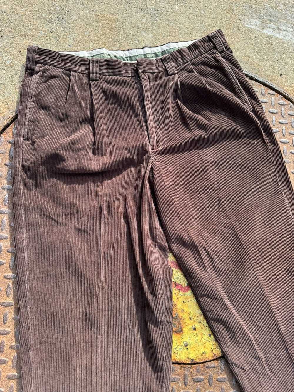 L.L. Bean L.L. Bean Vintage Brown Corduroy Pants - image 5