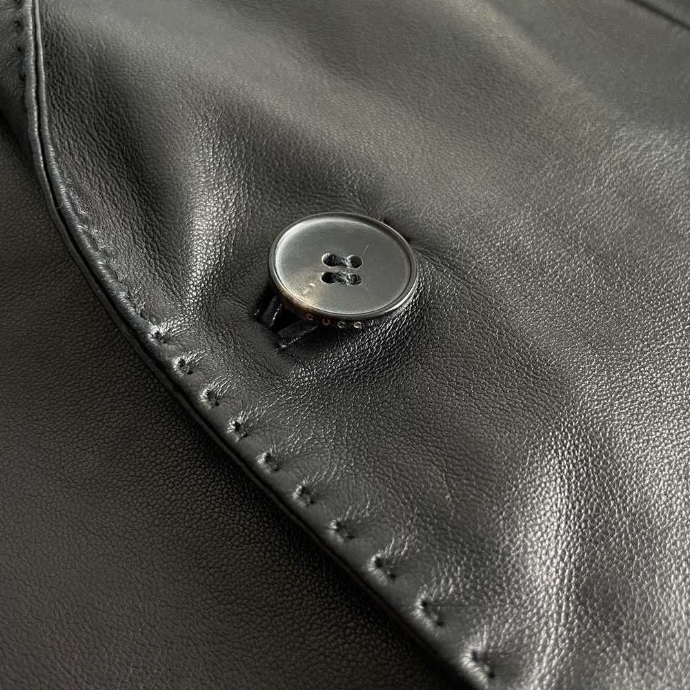 Gucci × Tom Ford Vintage Gucci Leather Blazer - image 11