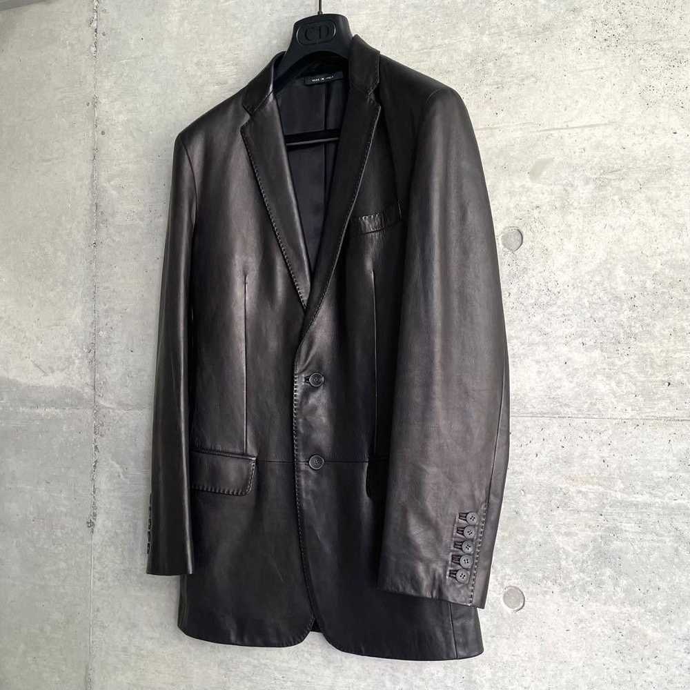 Gucci × Tom Ford Vintage Gucci Leather Blazer - image 3