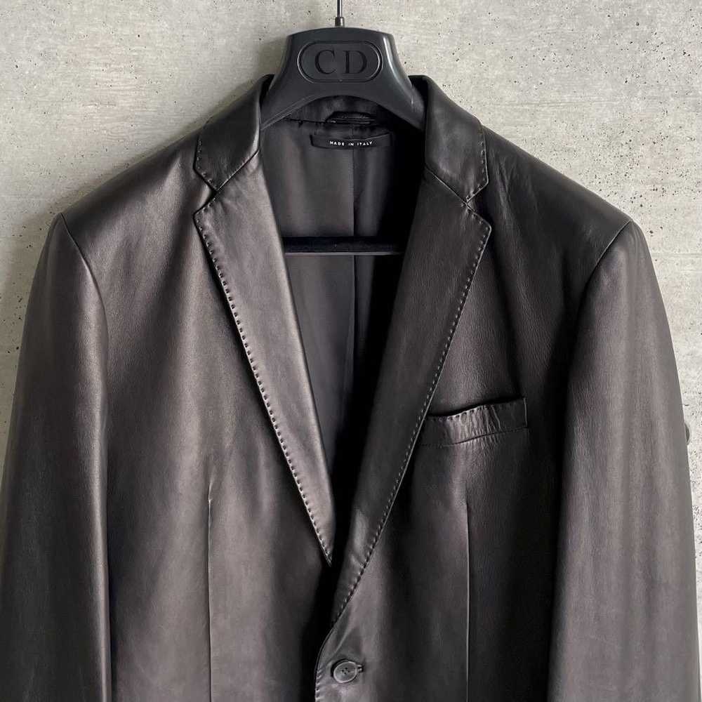 Gucci × Tom Ford Vintage Gucci Leather Blazer - image 5