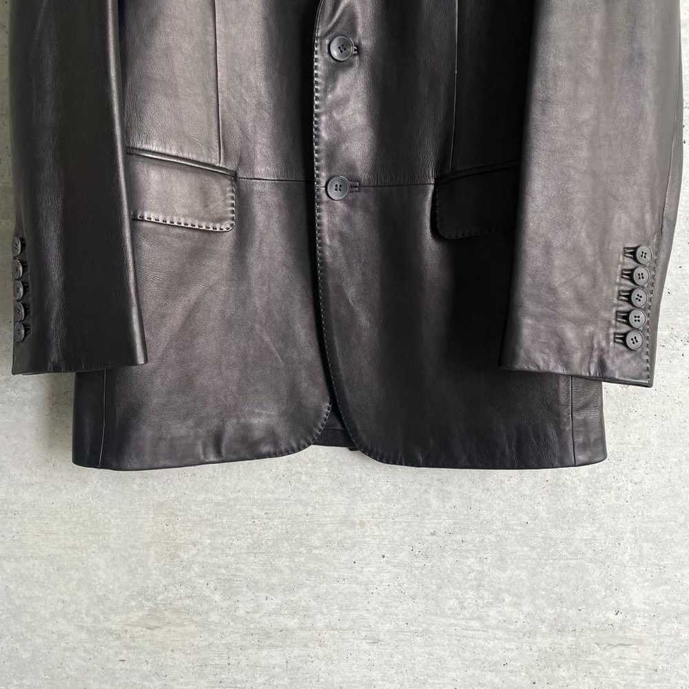 Gucci × Tom Ford Vintage Gucci Leather Blazer - image 6