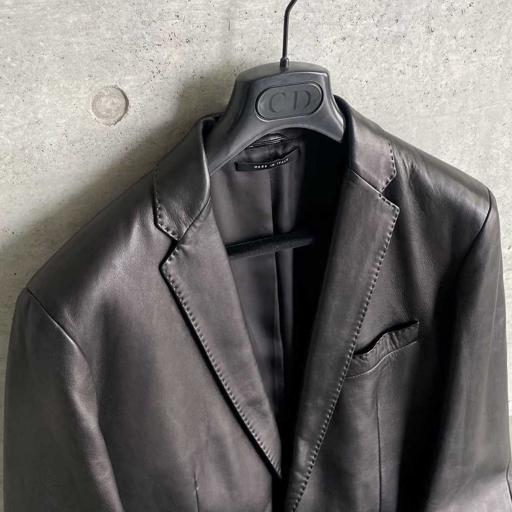 Gucci × Tom Ford Vintage Gucci Leather Blazer - image 7