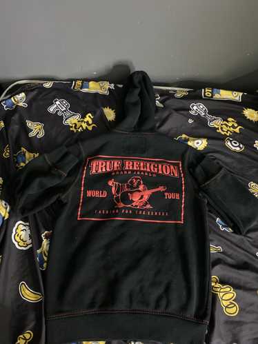 True Religion Black n Red true religion zip up