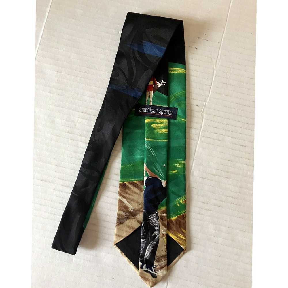 Vintage Luxurious Polyester Necktie for the Disce… - image 3