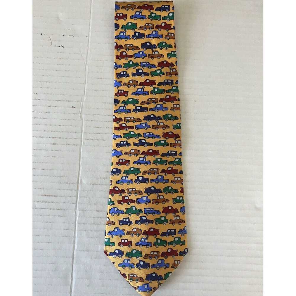 Vintage Luxurious Silk Satin Men's Necktie Featur… - image 2