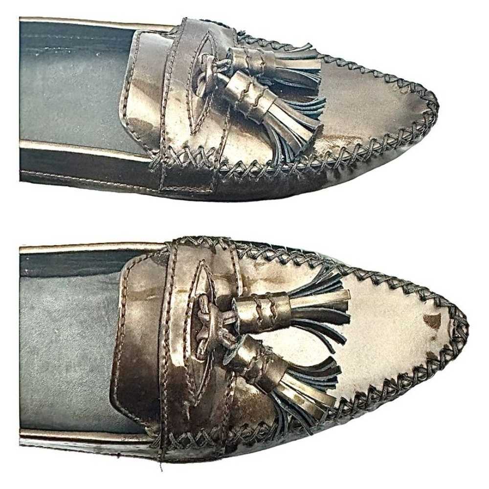 Stuart Weiztman Women’s Patent  Tassel Loafer Bro… - image 10