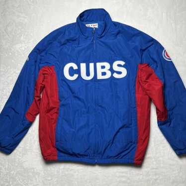 majestic CUBS ナイロンジャケット mens-majestic-royal-chicago-