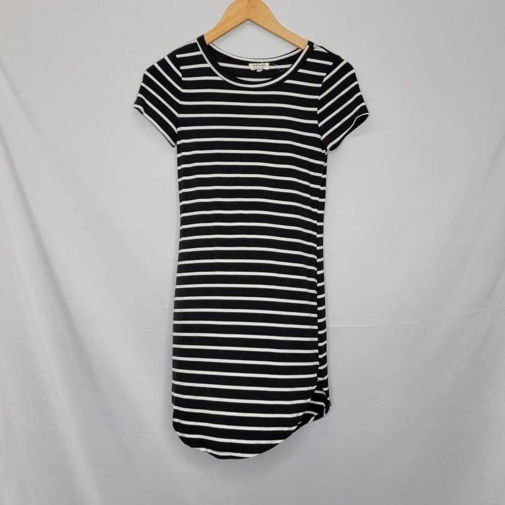 Heart & Hips Black and White Stripe Short sleeve - image 5