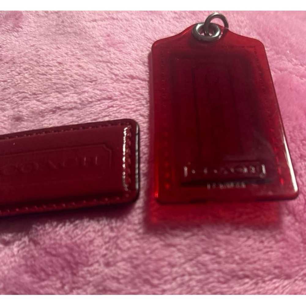 Coach Leather bag charm - image 3