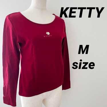 KETTY Long Sleeve Top Cut and Sew Women's Size M - image 1