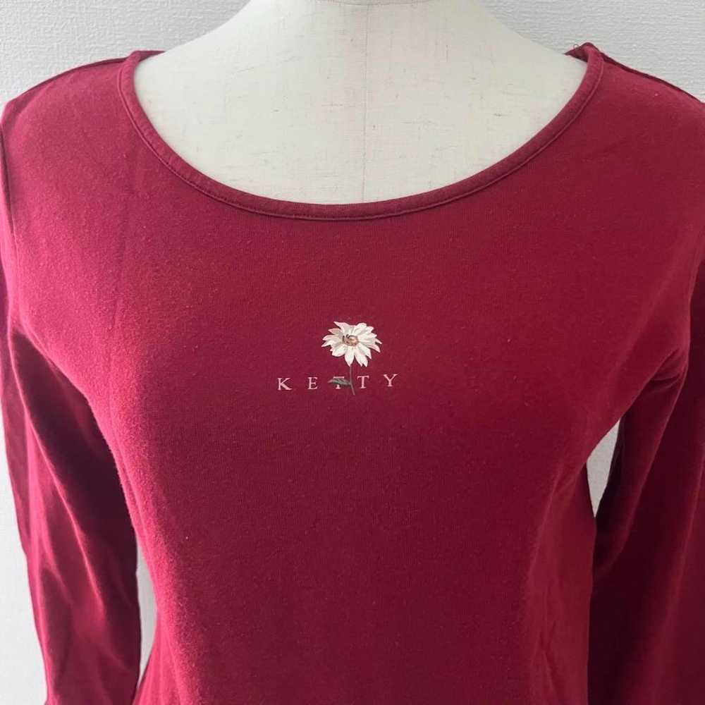 KETTY Long Sleeve Top Cut and Sew Women's Size M - image 3