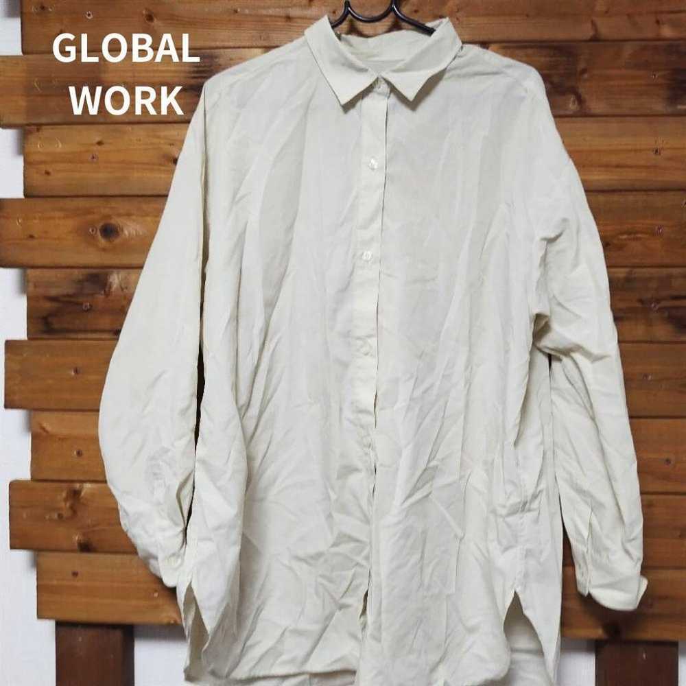 GLOBAL WORK Women's Tops Shirt Plus Size XL - image 1