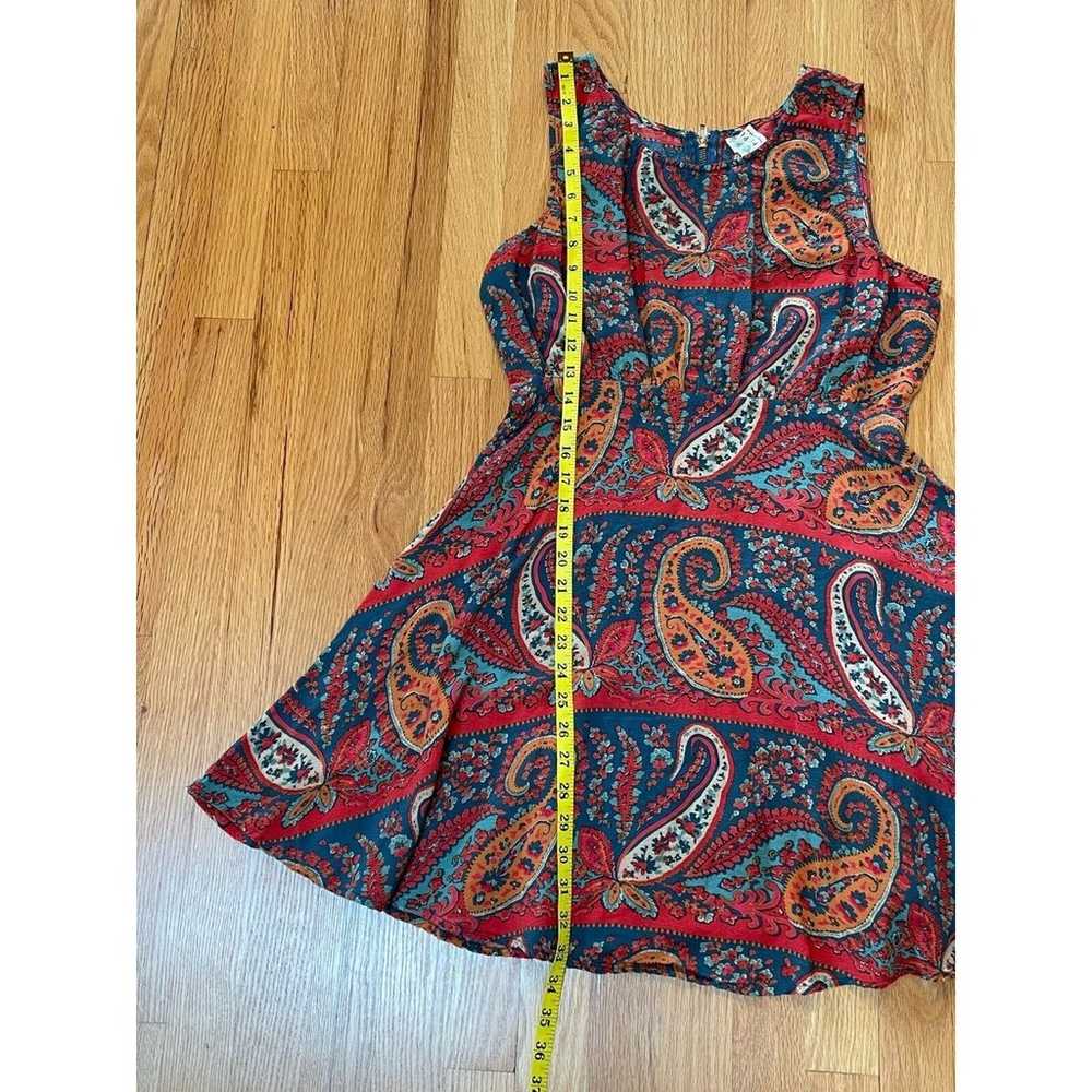 Free People Dancing Pretty Paisley Dress - Size 10 - image 6