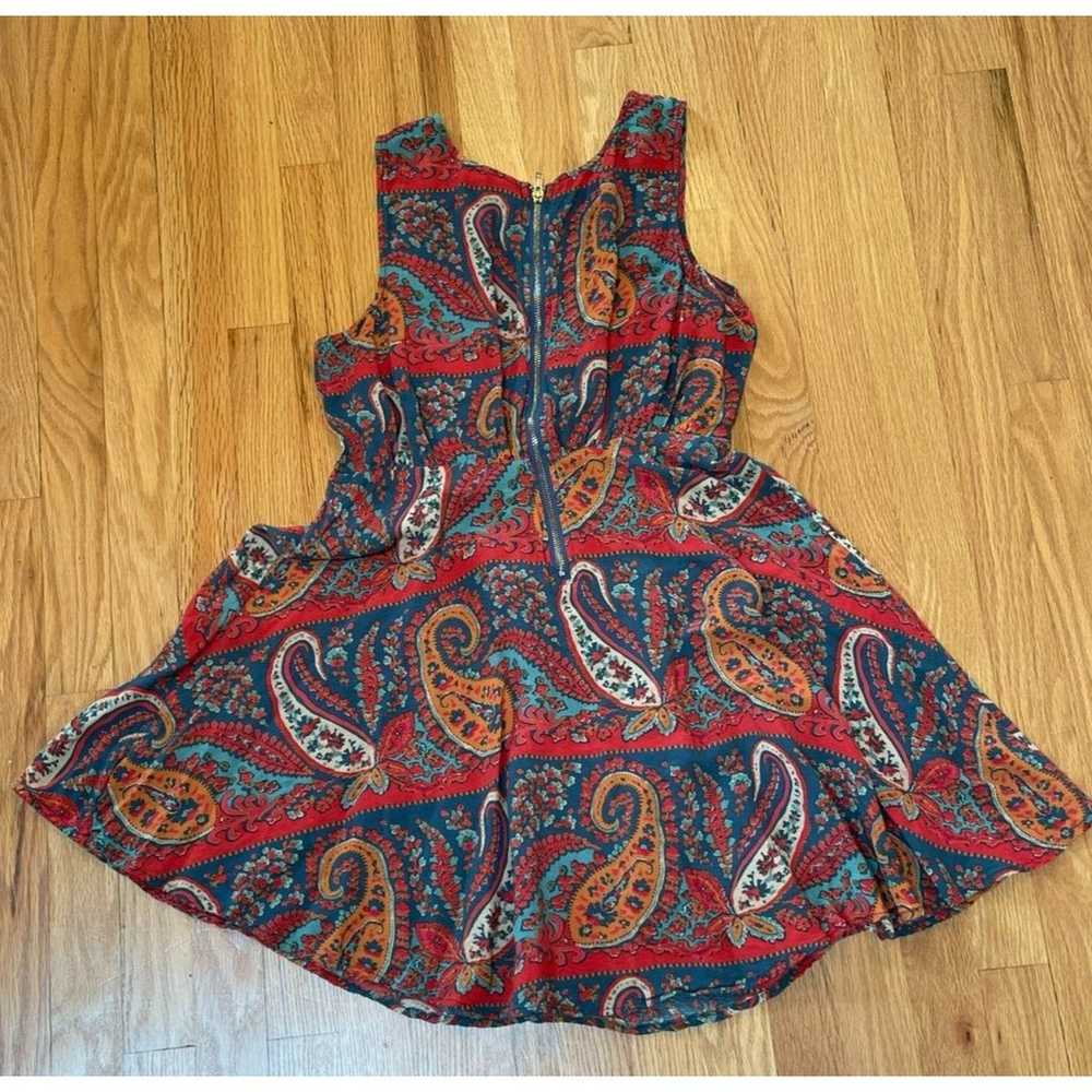 Free People Dancing Pretty Paisley Dress - Size 10 - image 7