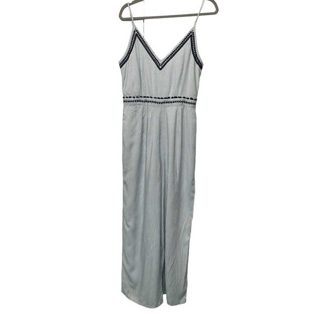 Japna Womens Striped Spaghetti Strap Jumpsuit Siz… - image 2