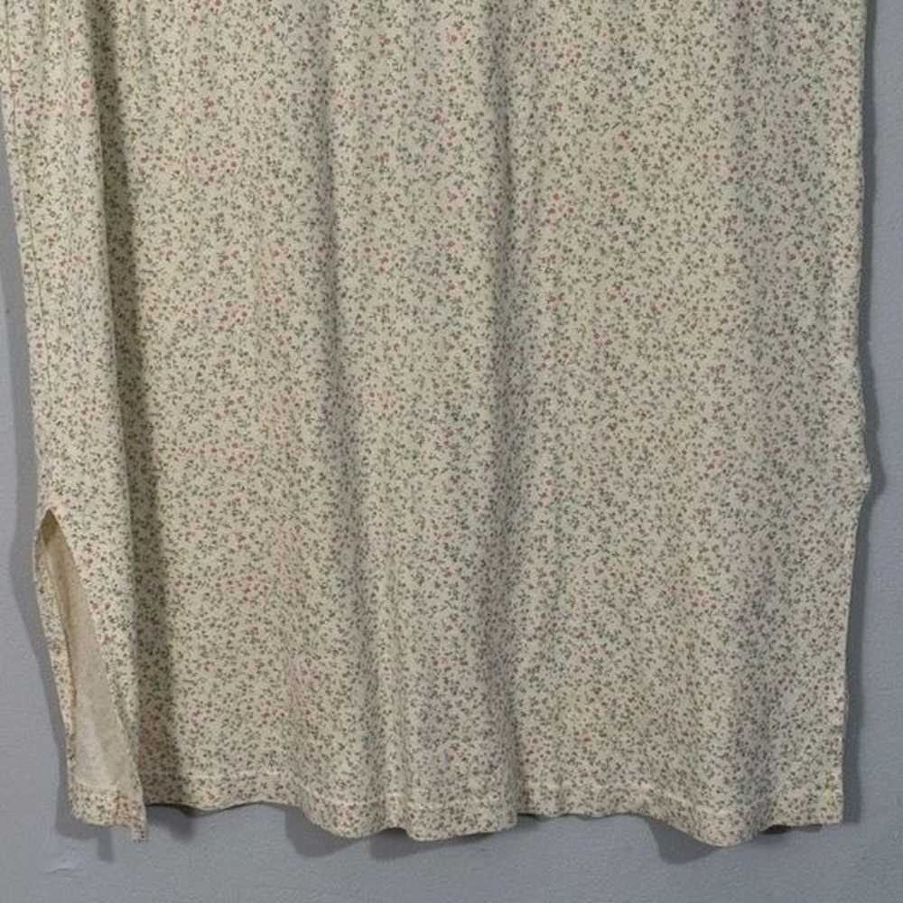 Charter Club Ditsy Floral Ribbed Cotton 90s Style… - image 3