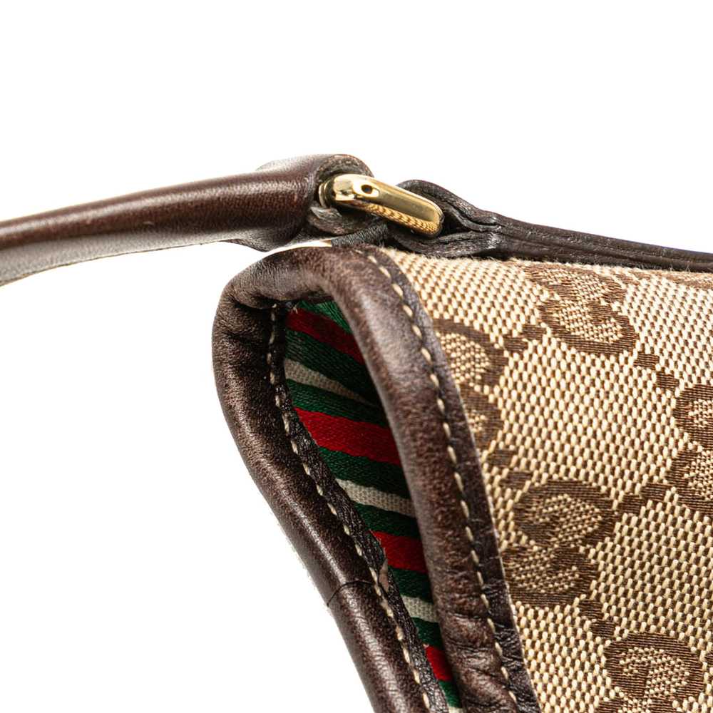 Brown Gucci GG Canvas New Britt Hobo - image 6