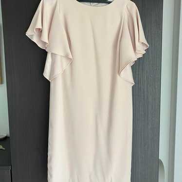 Light Pink Frill Sleeve Dress - image 1