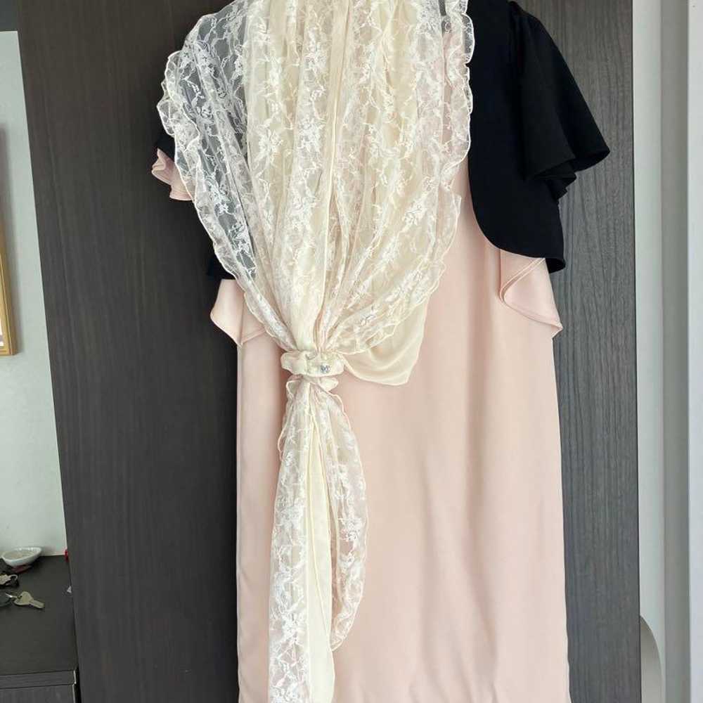 Light Pink Frill Sleeve Dress - image 4