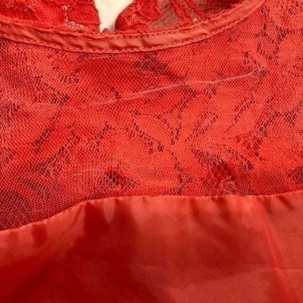 J.CREW Women’s Orange Lace Dress Size 6 Sleeveles… - image 10