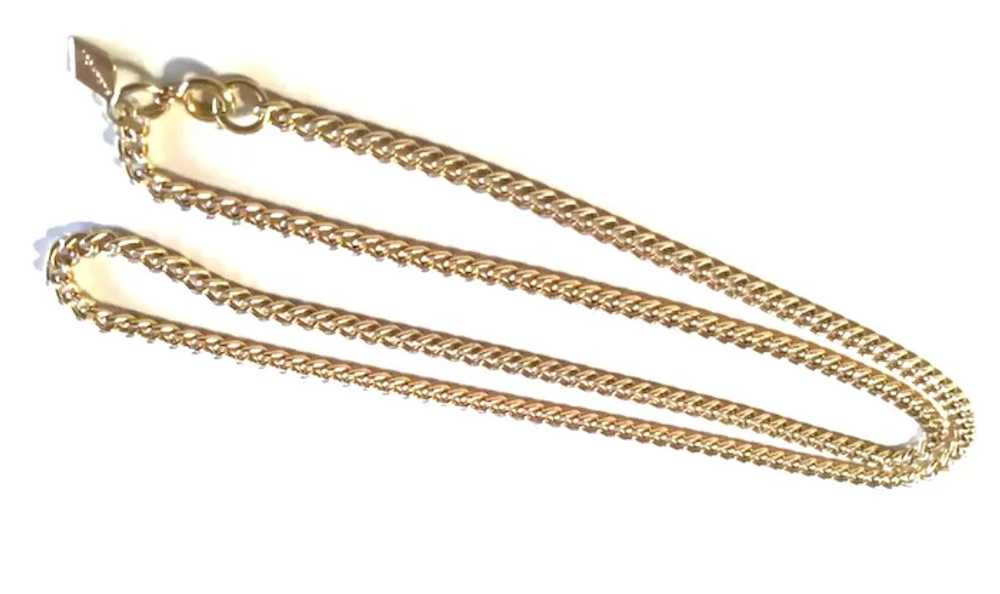 Vintage Signed Sarah Coverntry Gold Tone Chain - … - image 5