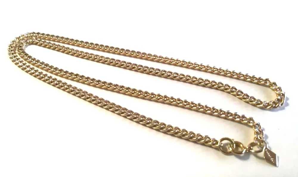 Vintage Signed Sarah Coverntry Gold Tone Chain - … - image 6