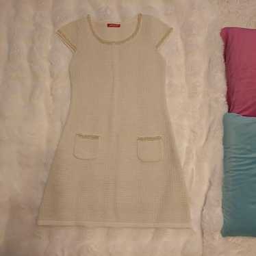 Knit short-sleeve mini dress - image 1