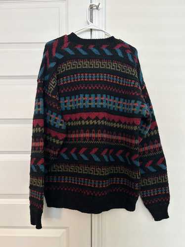 Coloured Cable Knit Sweater × Vintage Vintage Alps