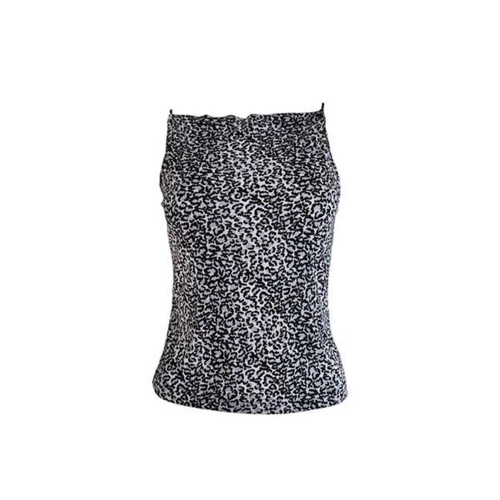 90s vintage cheetah tank top - image 1