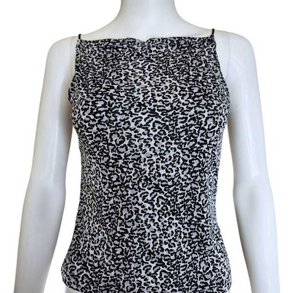 90s vintage cheetah tank top - image 2