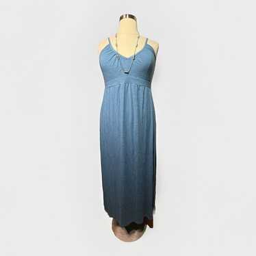 Old Navy Blue Maxi Dress Women’s Size XXL Spaghet… - image 1